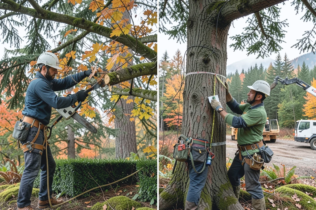 Construction Clearance in Woodinville, King County, WA - Identify trees to retain and their protection zones