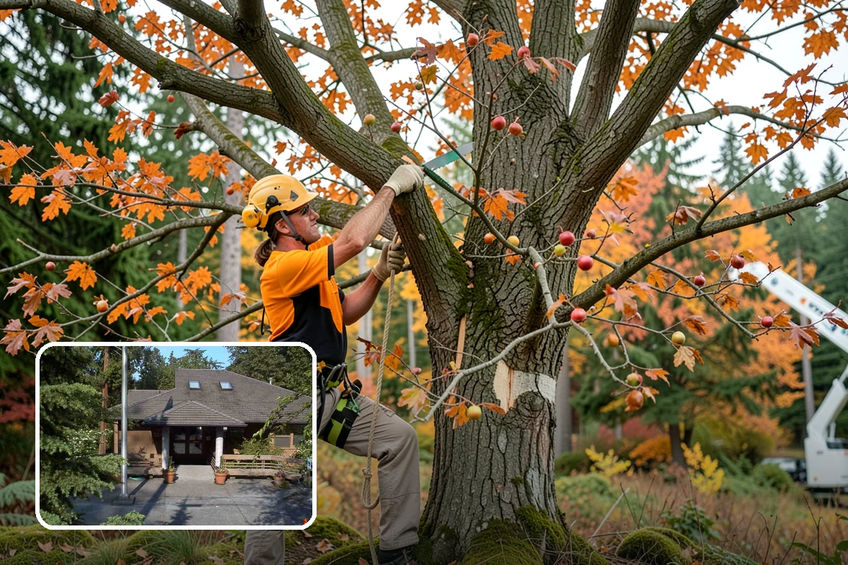 Construction Clearance in Yarrow Point, King County, WA - Protects valued trees during projects