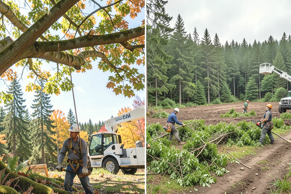 Construction Clearance in Yarrow Point, King County, WA - Identify trees to retain and their protection zones