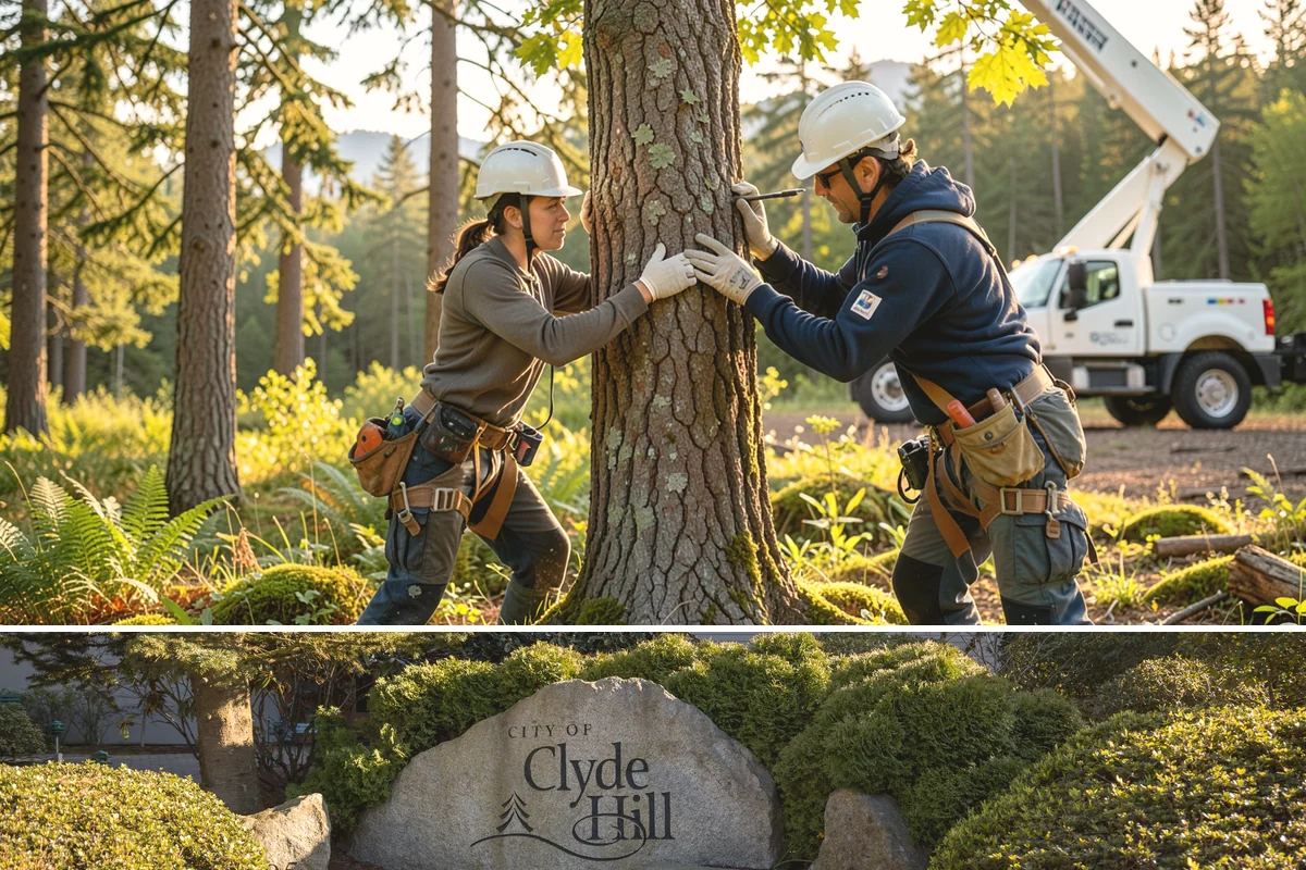 Construction tree protection fencing in Clyde Hill, King County, WA - This service can be performed year-round in the Puget Sound region but must occur before ground-disturbing construction begins to...