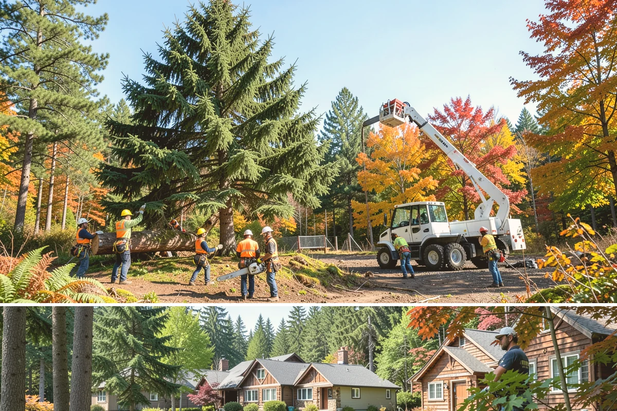 Construction tree protection fencing in Edgewood, Pierce County, WA - This service can be performed year-round in the Puget Sound region but must occur before ground-disturbing construction begins to...