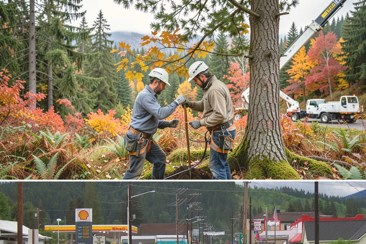 Construction tree protection fencing in Granite Falls, Snohomish County, WA - This service can be performed year-round in the Puget Sound region but must occur before ground-disturbing construction begins to...