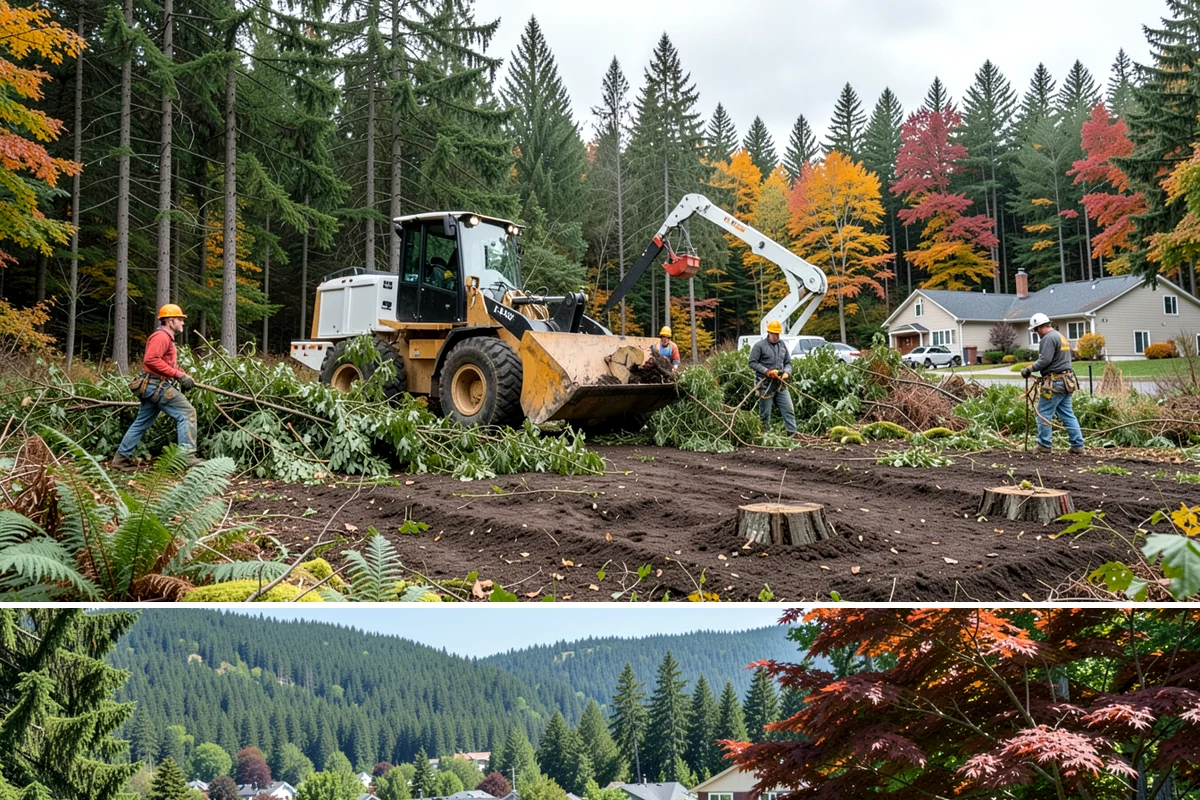 Construction tree protection fencing in Index, Snohomish County, WA - This service can be performed year-round in the Puget Sound region but must occur before ground-disturbing construction begins to...