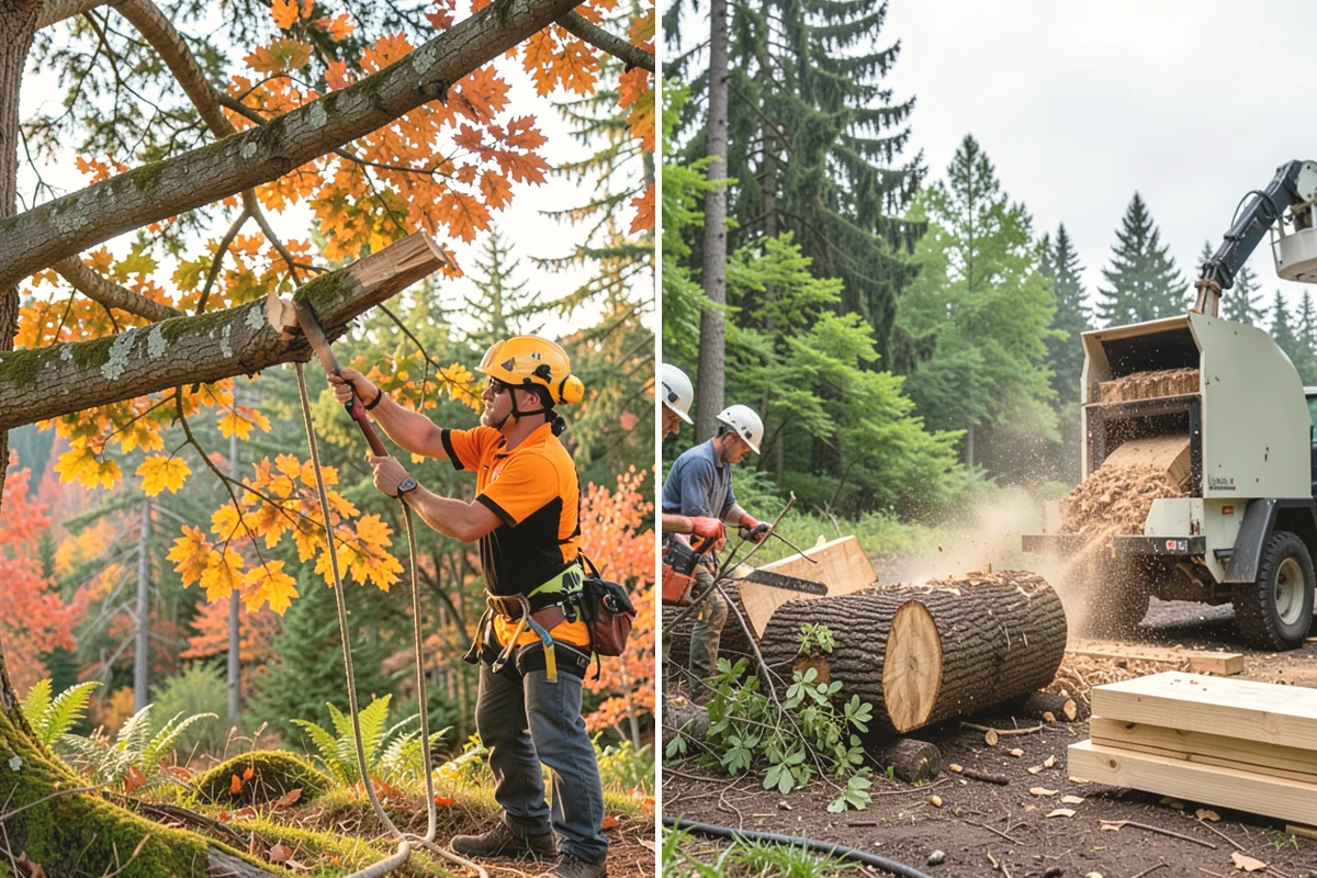 Construction tree protection fencing in Mukilteo, Snohomish County, WA - Identify trees to retain and their protection zones