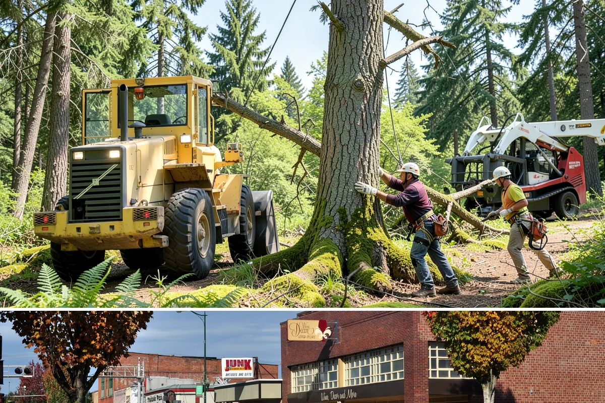 Construction tree protection fencing in Puyallup, Pierce County, WA - This service can be performed year-round in the Puget Sound region but must occur before ground-disturbing construction begins to...