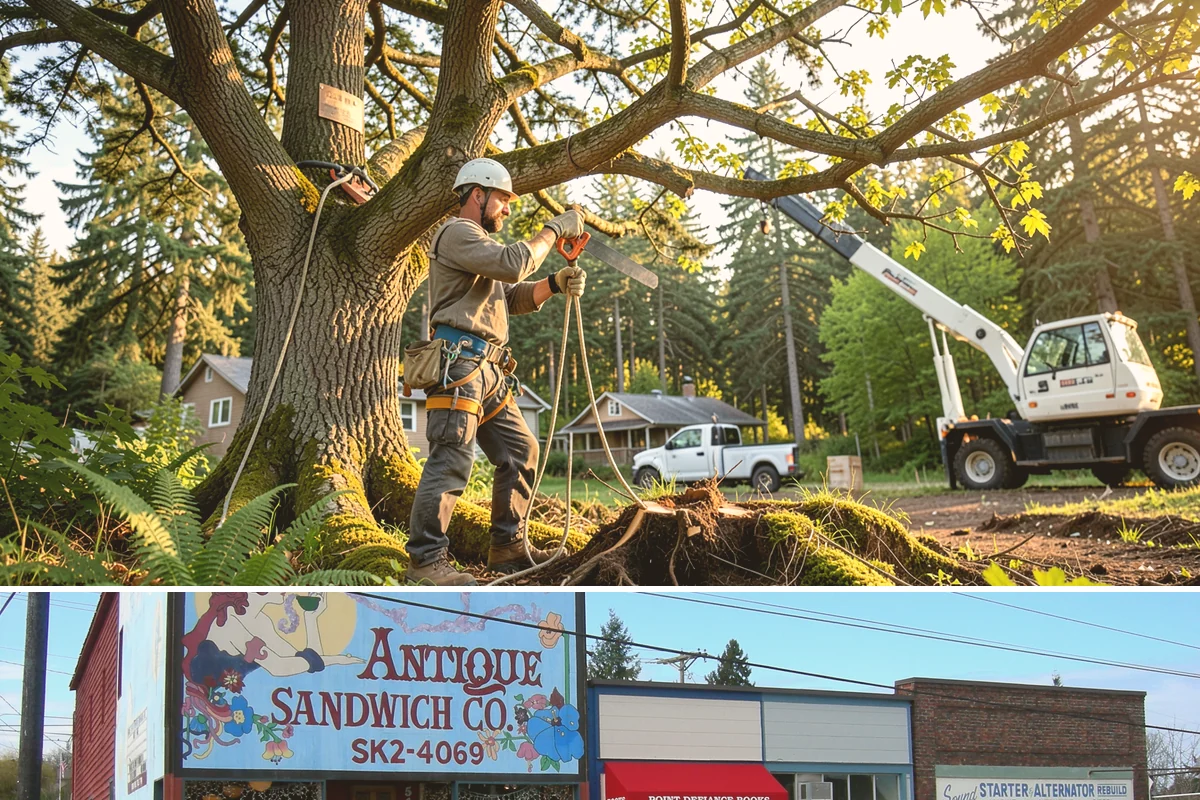Construction tree protection fencing in Ruston, Pierce County, WA - This service can be performed year-round in the Puget Sound region but must occur before ground-disturbing construction begins to...