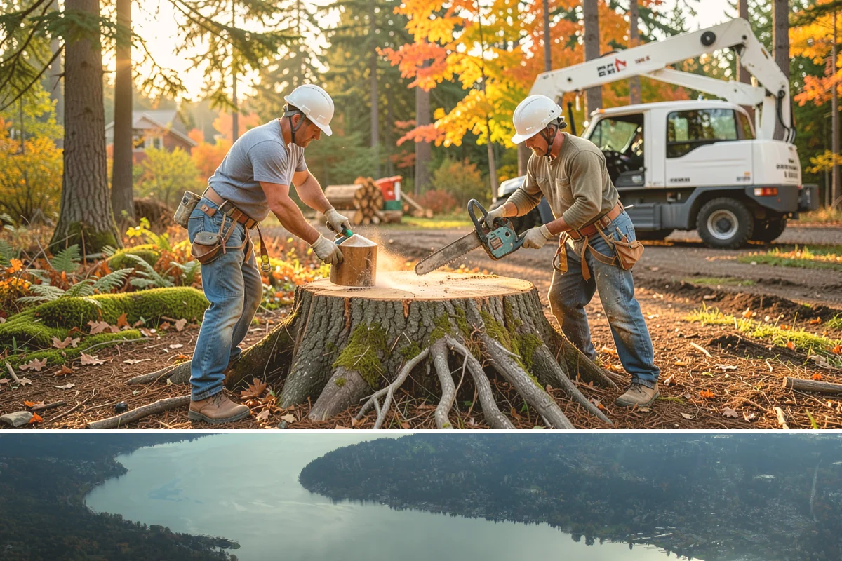 Construction tree protection fencing in Sammamish, King County, WA - This service can be performed year-round in the Puget Sound region but must occur before ground-disturbing construction begins to...
