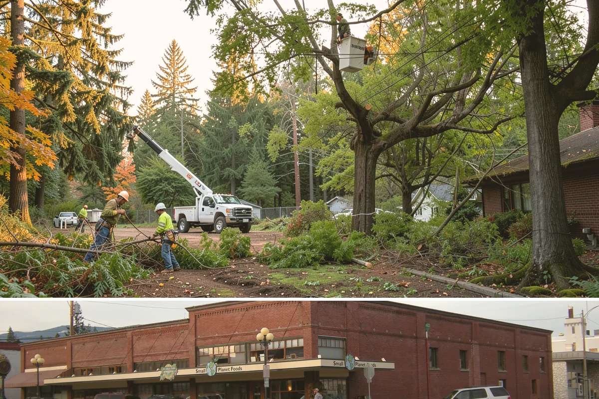 Construction tree protection fencing in Sedro-Woolley, Skagit County, WA - This service can be performed year-round in the Puget Sound region but must occur before ground-disturbing construction begins to...