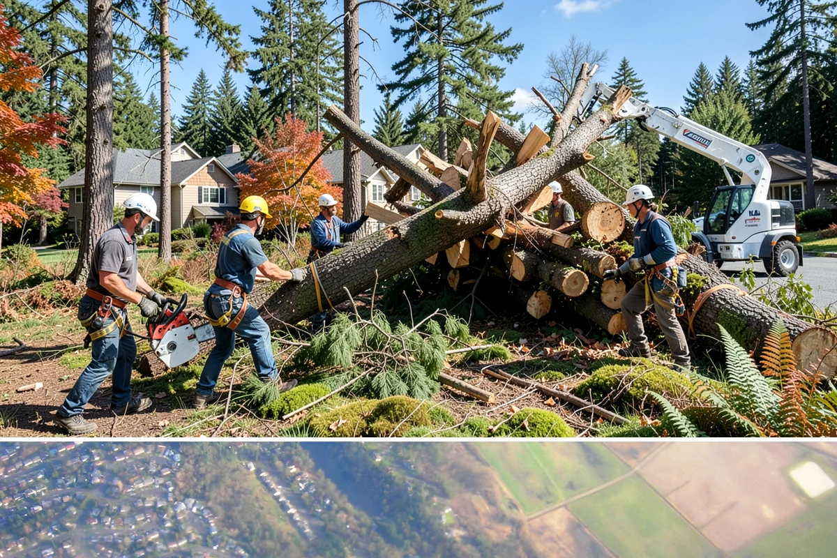 Crown cleaning in Algona, King County, WA - Work should avoid dormant periods when possible for most species in this region, though timing must be adjusted based on specific...