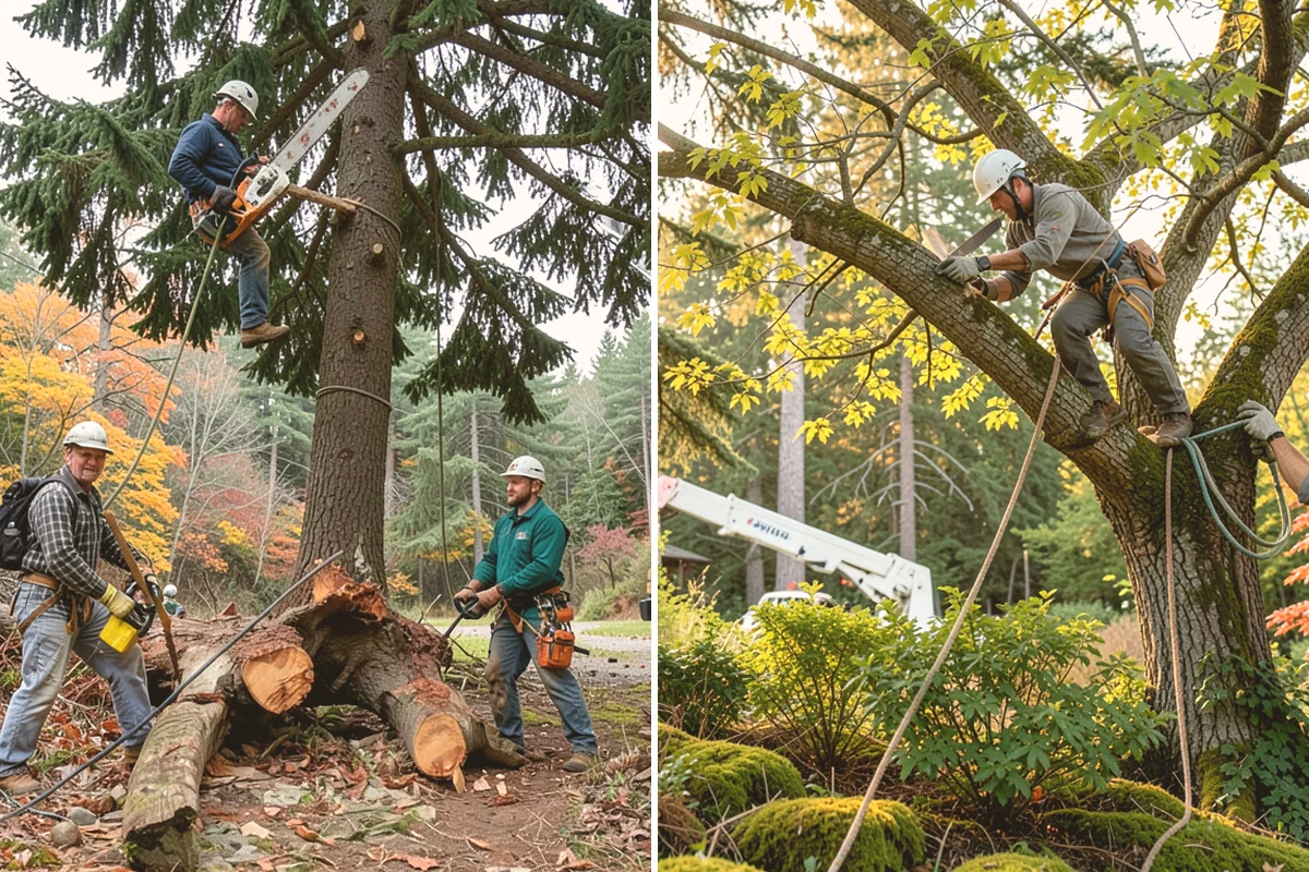 Crown cleaning in Bellevue, King County, WA - Assess canopy condition and pruning objectives
