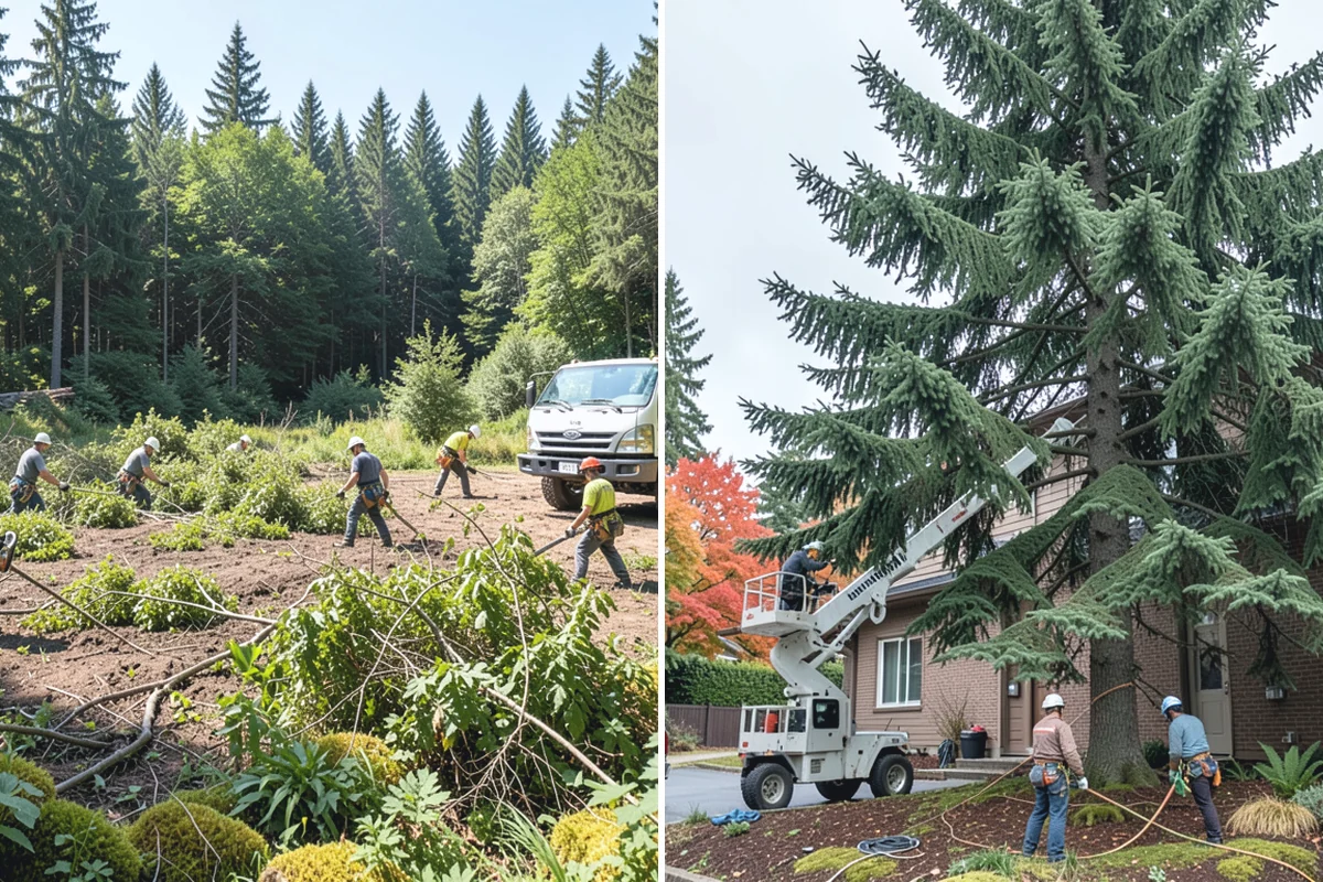 Crown cleaning in Bonney Lake, Pierce County, WA - Assess canopy condition and pruning objectives