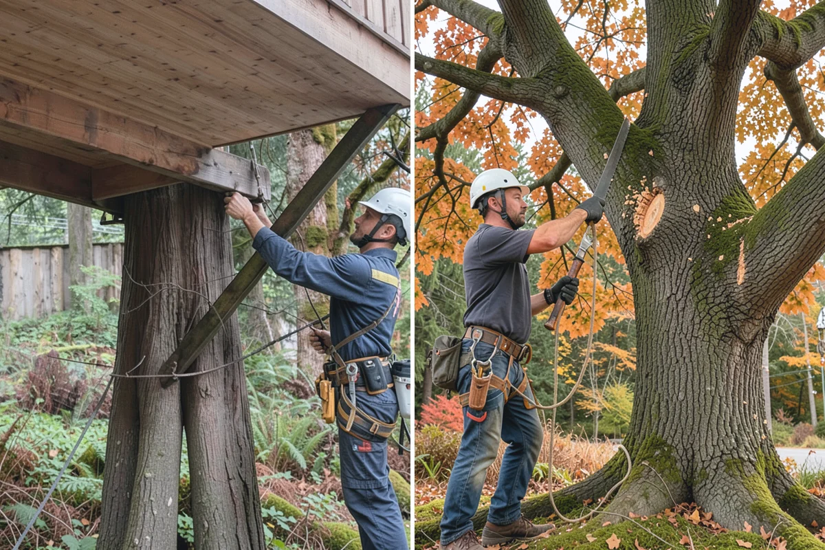 Crown cleaning in Buckley, Pierce County, WA - Assess canopy condition and pruning objectives
