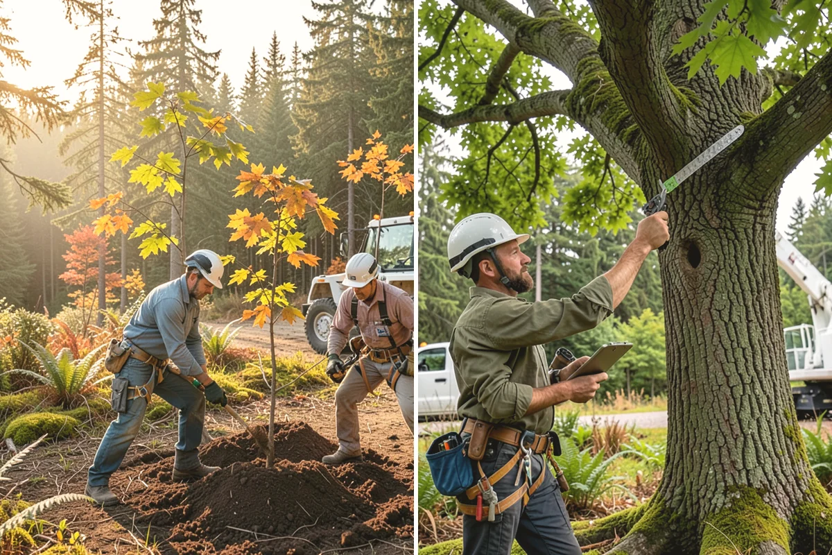 Crown cleaning in Carbonado, Pierce County, WA - Assess canopy condition and pruning objectives