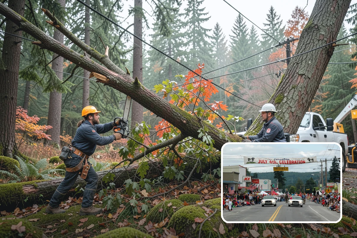 Crown cleaning in Carnation, King County, WA - Improves tree structure, health, and appearance