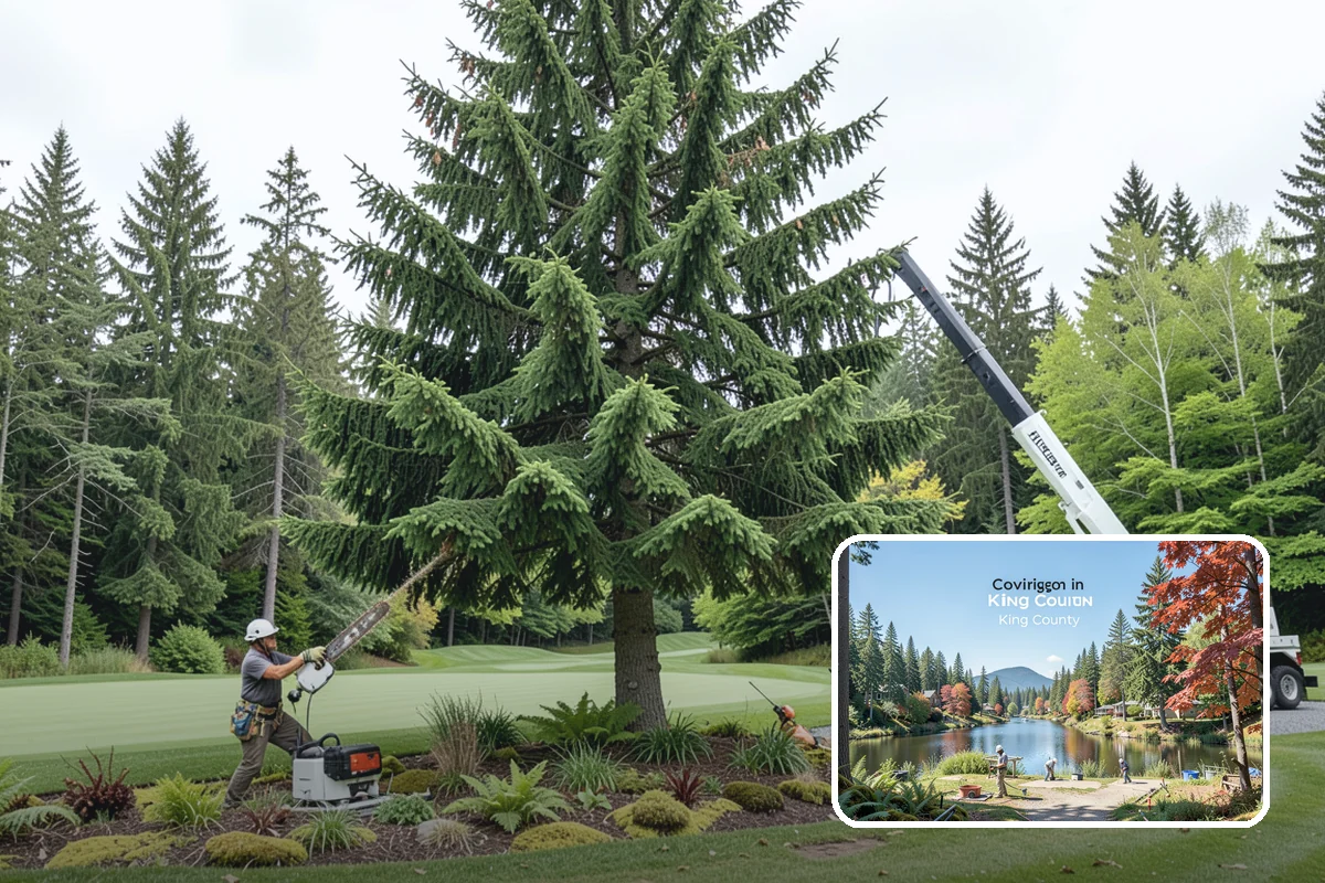 Crown cleaning in Covington, King County, WA - Improves tree structure, health, and appearance