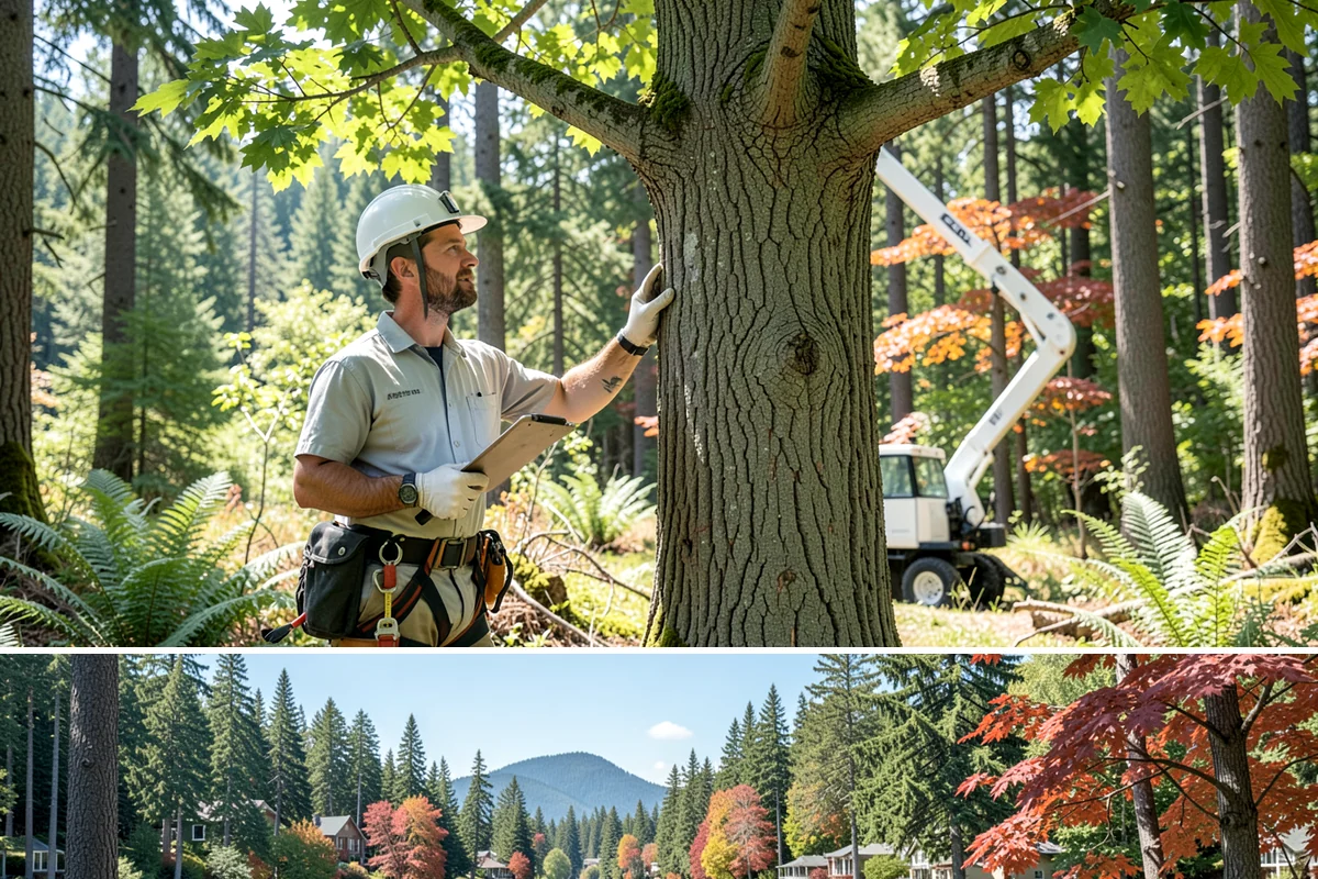 Crown cleaning in Covington, King County, WA - Work should avoid dormant periods when possible for most species in this region, though timing must be adjusted based on specific...