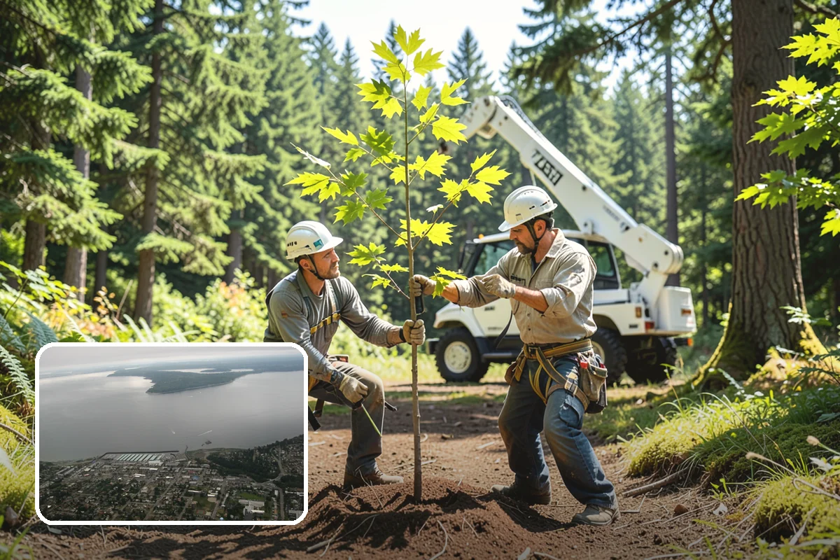 Crown cleaning in Des Moines, King County, WA - Improves tree structure, health, and appearance