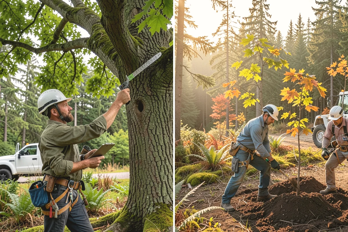 Crown cleaning in Duvall, King County, WA - Assess canopy condition and pruning objectives