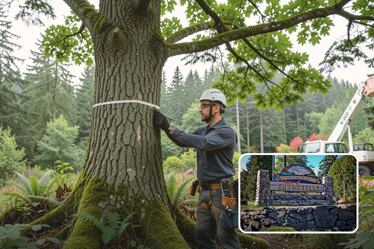 Crown cleaning in Eatonville, Pierce County, WA - Improves tree structure, health, and appearance