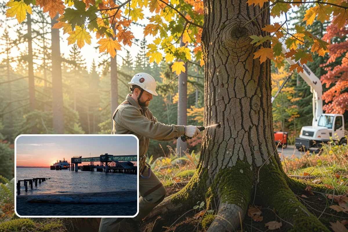 Crown cleaning in Edmonds, Snohomish County, WA - Improves tree structure, health, and appearance