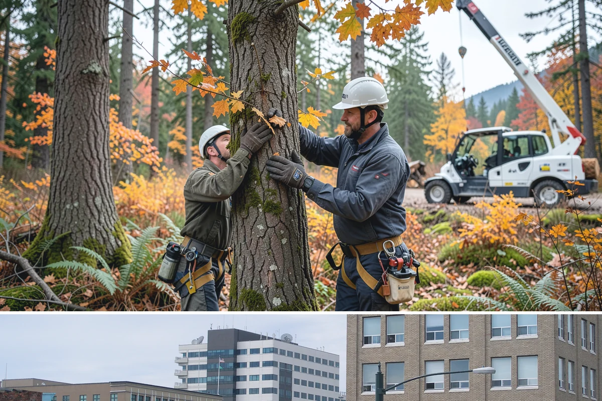 Crown cleaning in Everett, Snohomish County, WA - Work should avoid dormant periods when possible for most species in this region, though timing must be adjusted based on specific...
