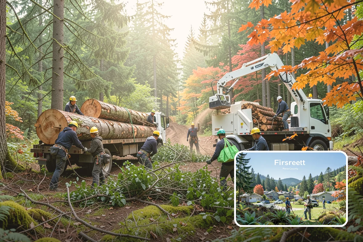 Crown cleaning in Fircrest, Pierce County, WA - Improves tree structure, health, and appearance