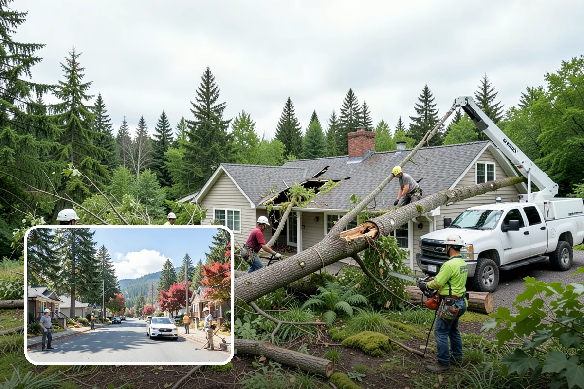Crown cleaning in Hunts Point, King County, WA - Improves tree structure, health, and appearance