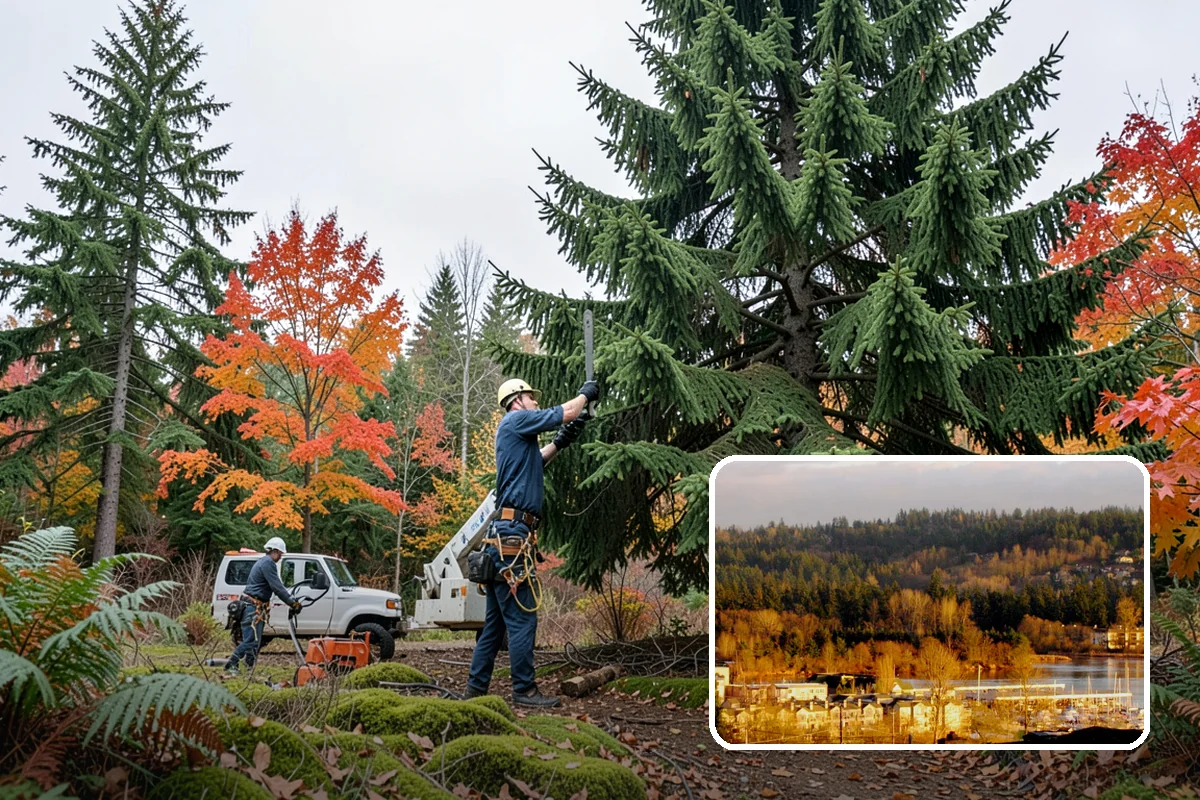 Crown cleaning in Kenmore, King County, WA - Improves tree structure, health, and appearance