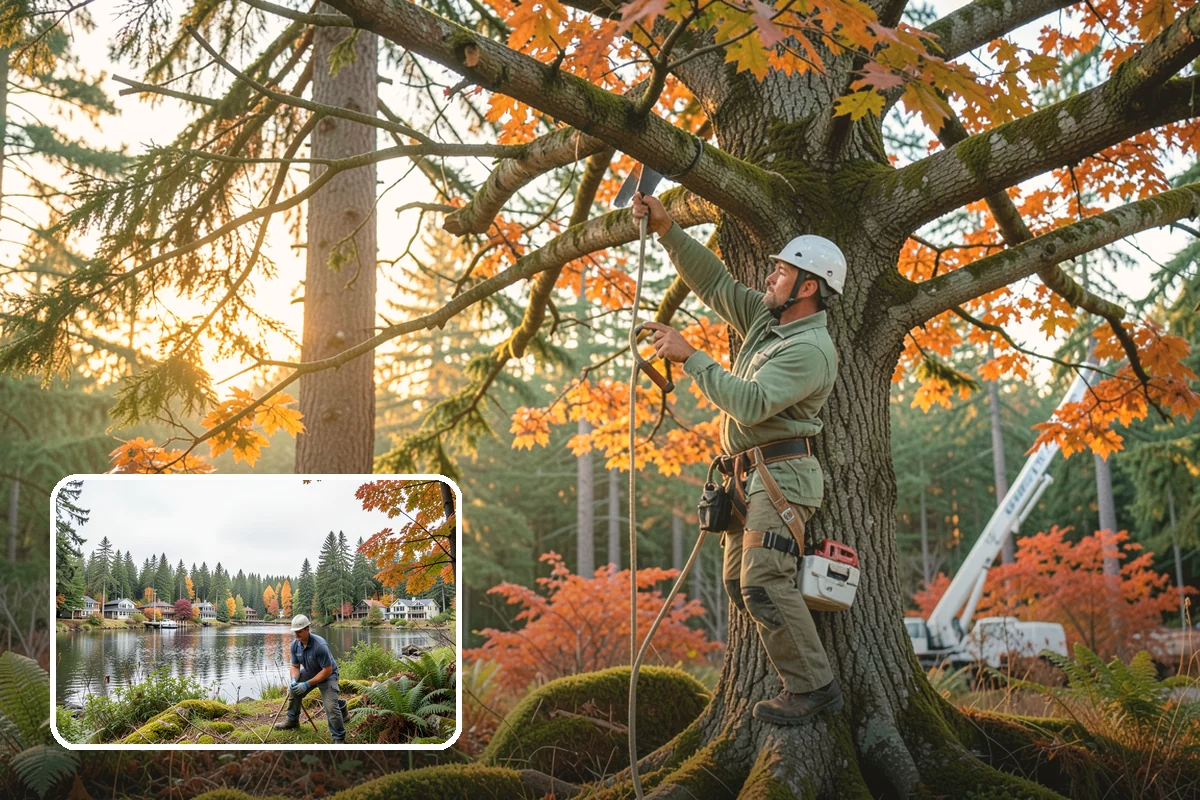 Crown cleaning in La Conner, Skagit County, WA - Improves tree structure, health, and appearance