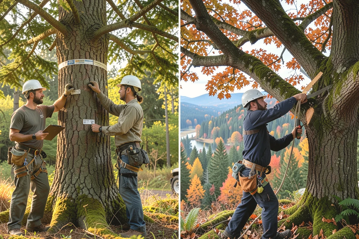 Crown cleaning in La Conner, Skagit County, WA - Assess canopy condition and pruning objectives