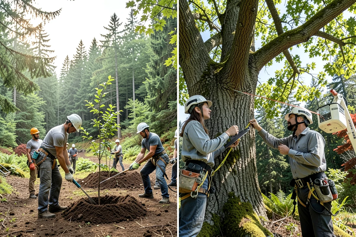 Crown cleaning in Lake Forest Park, King County, WA - Assess canopy condition and pruning objectives