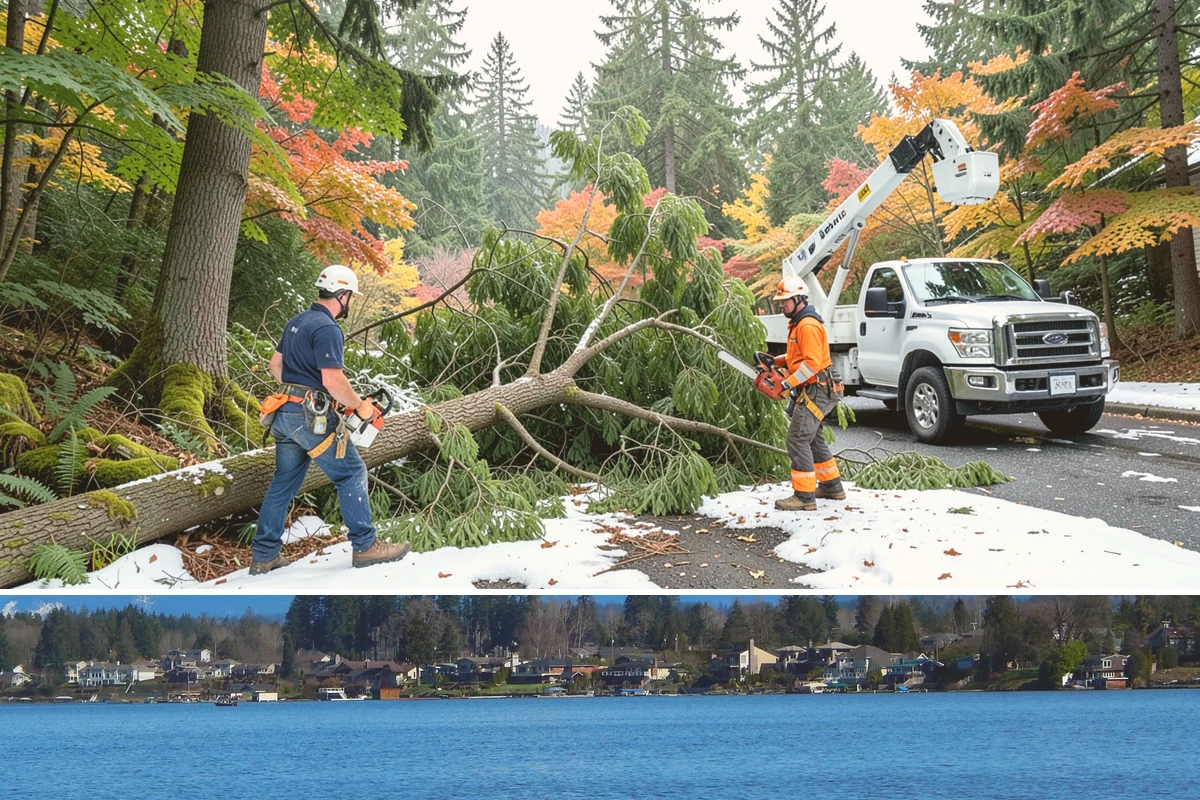 Crown cleaning in Lake Stevens, Snohomish County, WA - Work should avoid dormant periods when possible for most species in this region, though timing must be adjusted based on specific...