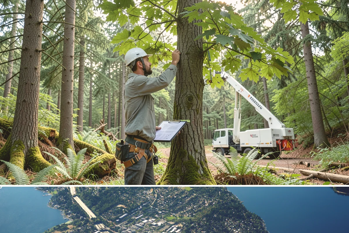 Crown cleaning in Mercer Island, King County, WA - Work should avoid dormant periods when possible for most species in this region, though timing must be adjusted based on specific...