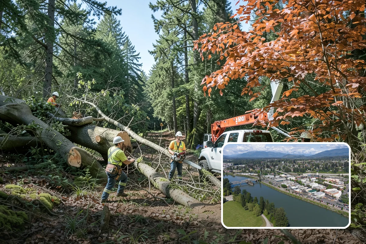 Crown cleaning in Mount Vernon, Skagit County, WA - Improves tree structure, health, and appearance