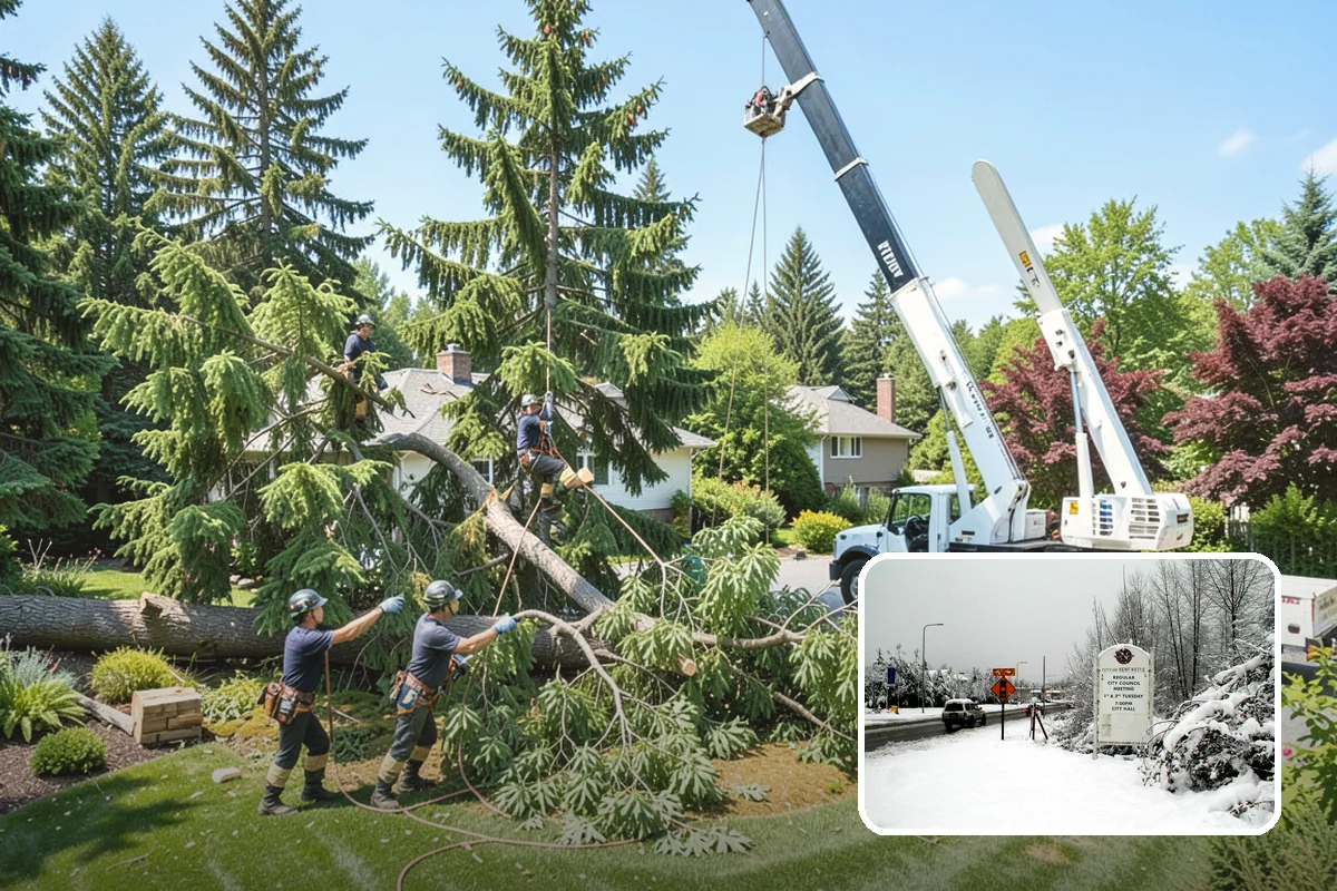Crown cleaning in Newcastle, King County, WA - Improves tree structure, health, and appearance