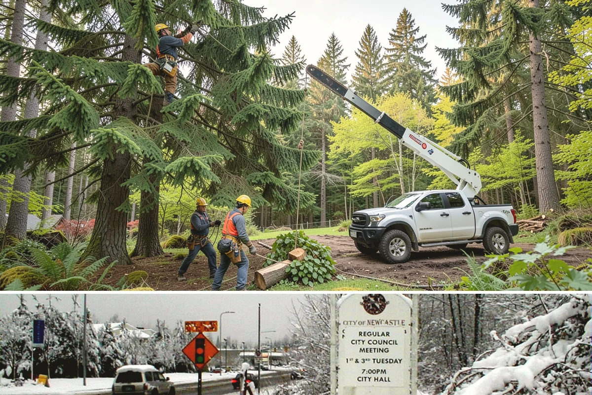Crown cleaning in Newcastle, King County, WA - Work should avoid dormant periods when possible for most species in this region, though timing must be adjusted based on specific...