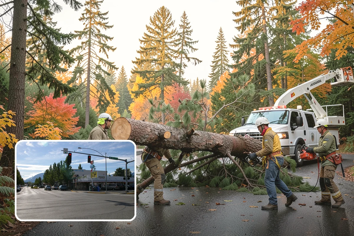 Crown cleaning in North Bend, King County, WA - Improves tree structure, health, and appearance
