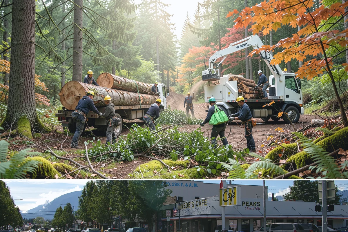 Crown cleaning in North Bend, King County, WA - Work should avoid dormant periods when possible for most species in this region, though timing must be adjusted based on specific...