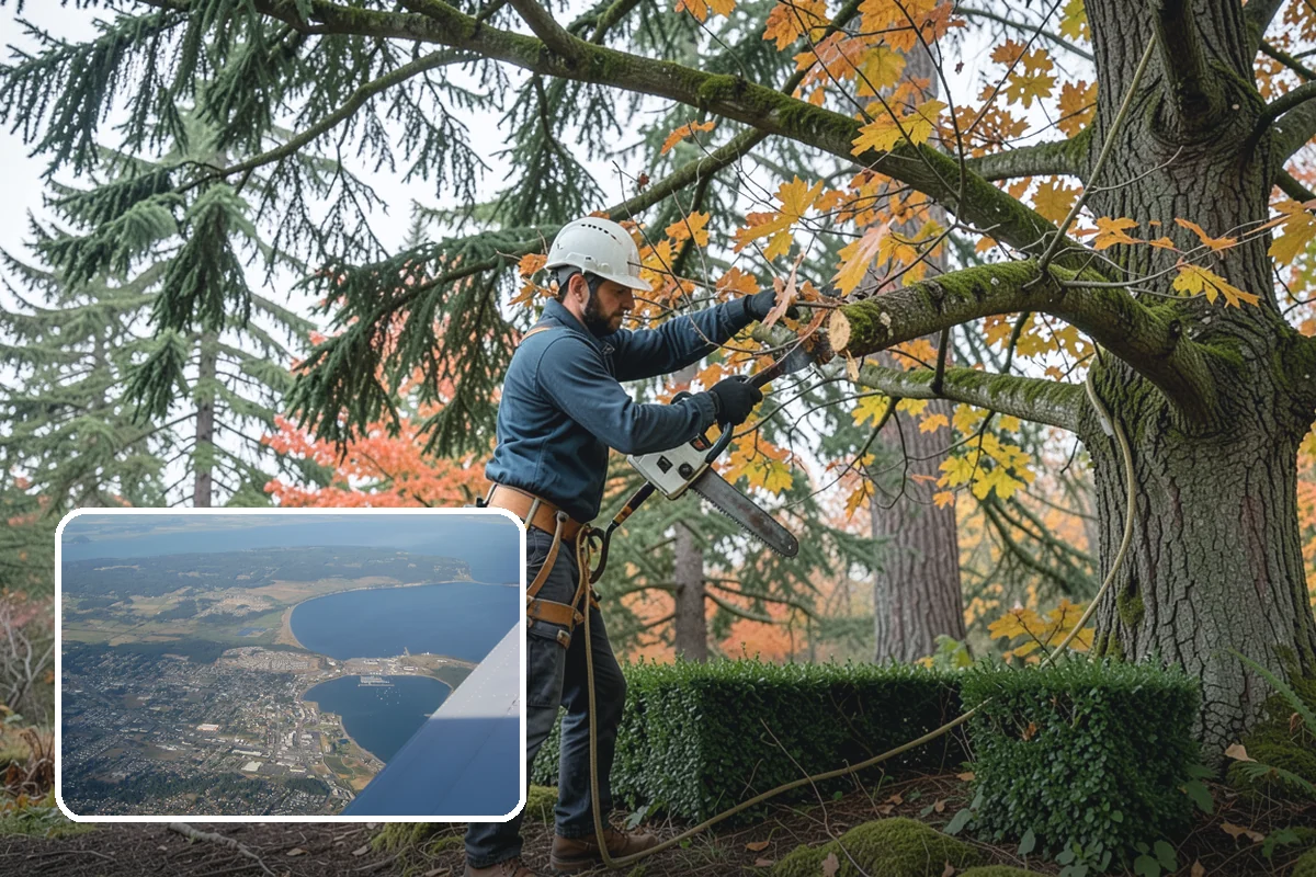 Crown cleaning in Oak Harbor, Island County, WA - Improves tree structure, health, and appearance