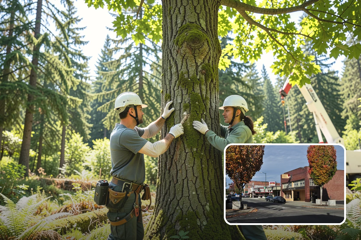 Crown cleaning in Puyallup, Pierce County, WA - Improves tree structure, health, and appearance