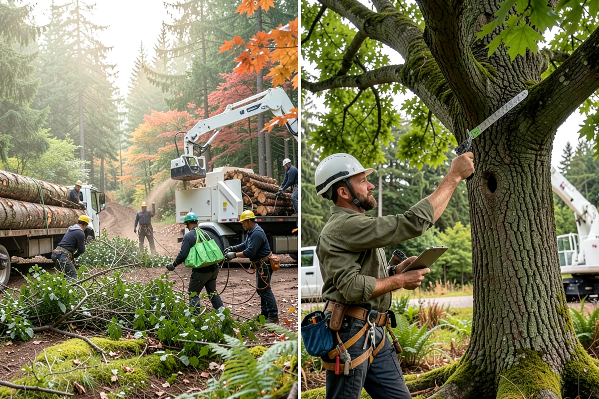Crown cleaning in Puyallup, Pierce County, WA - Assess canopy condition and pruning objectives