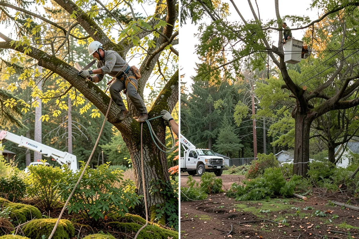 Crown cleaning in Shoreline, King County, WA - Assess canopy condition and pruning objectives