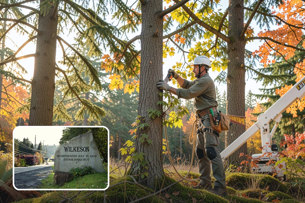 Crown cleaning in Wilkeson, Pierce County, WA - Improves tree structure, health, and appearance