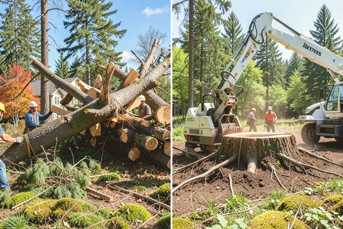 Crown raising in Algona, King County, WA - Assess canopy condition and pruning objectives