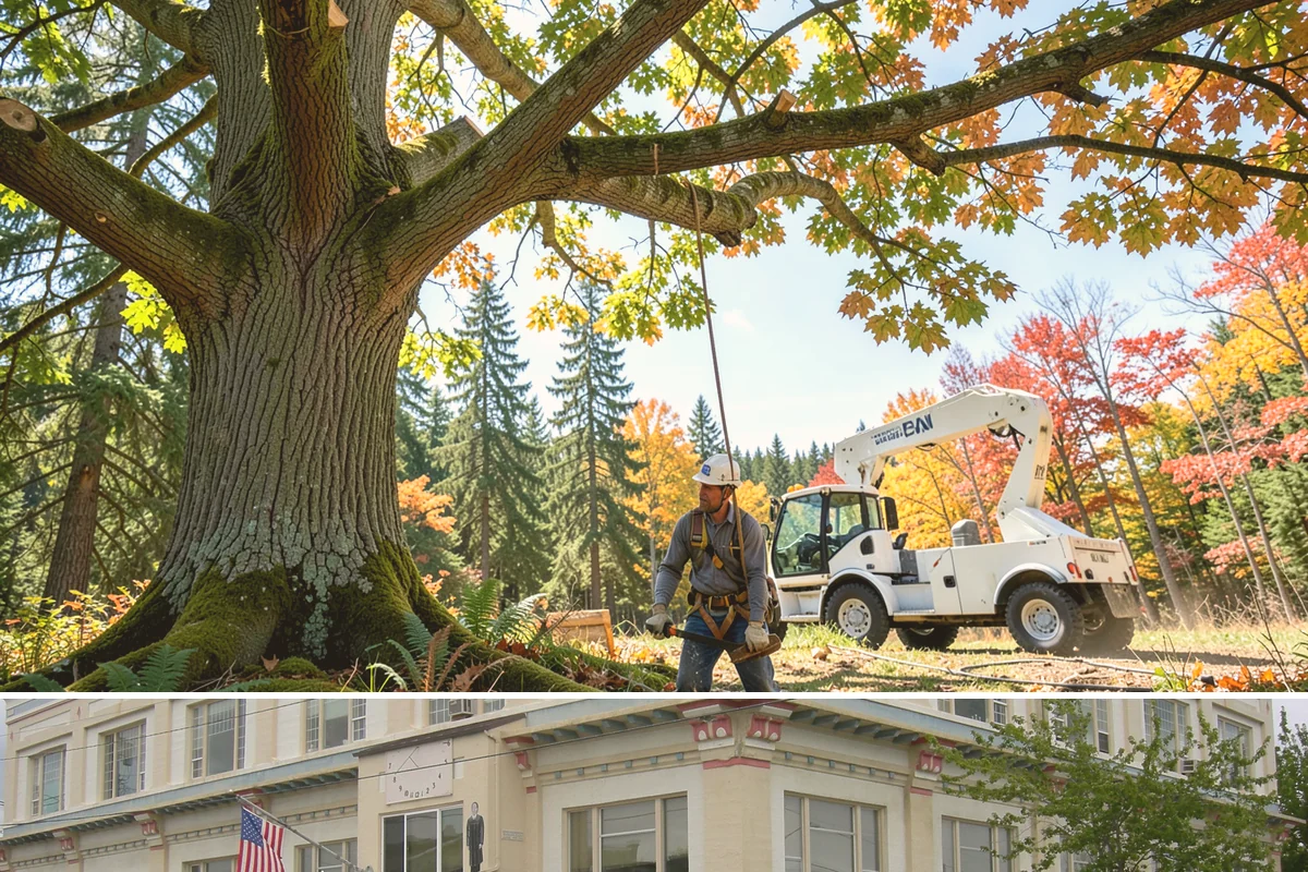 Crown raising in Anacortes, Skagit County, WA - Work should avoid periods when trees are actively moving nutrients to roots in late summer or early fall