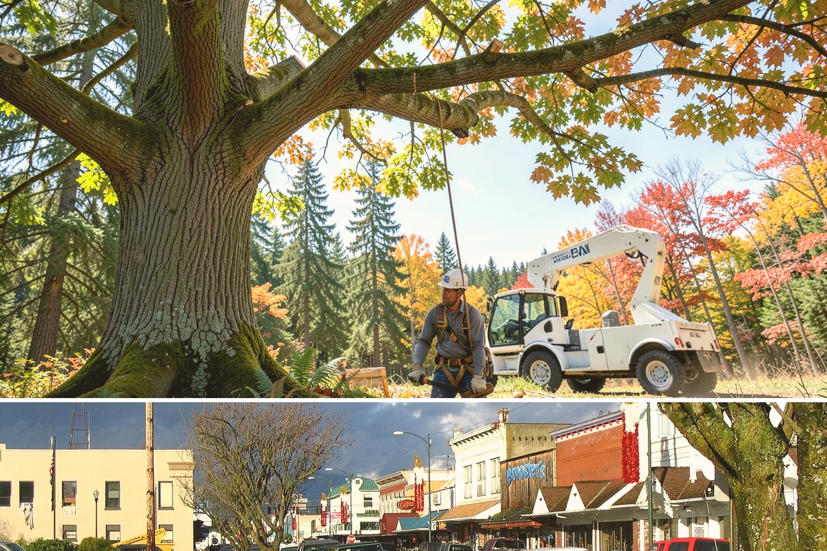 Crown raising in Arlington, Snohomish County, WA - Work should avoid periods when trees are actively moving nutrients to roots in late summer or early fall