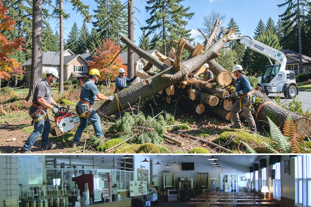 Crown raising in Black Diamond, King County, WA - Work should avoid periods when trees are actively moving nutrients to roots in late summer or early fall