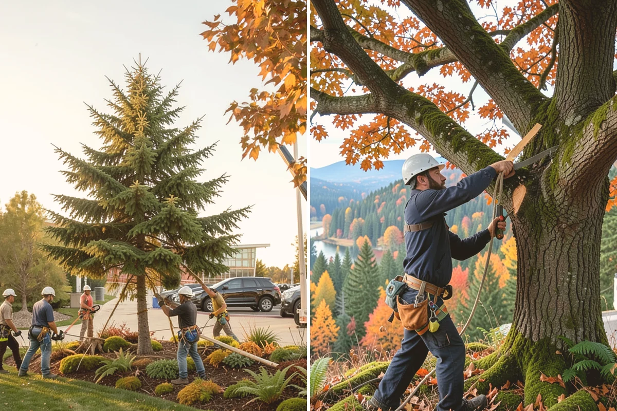 Crown raising in Bothell, King County, WA - Assess canopy condition and pruning objectives