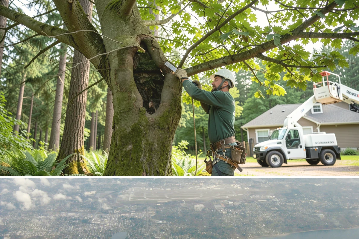 Crown raising in Burien, King County, WA - Work should avoid periods when trees are actively moving nutrients to roots in late summer or early fall