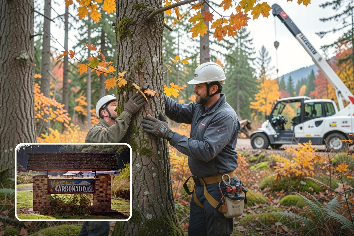 Crown raising in Carbonado, Pierce County, WA - Improves tree structure, health, and appearance